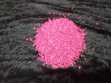 Streumaterial pink Kies