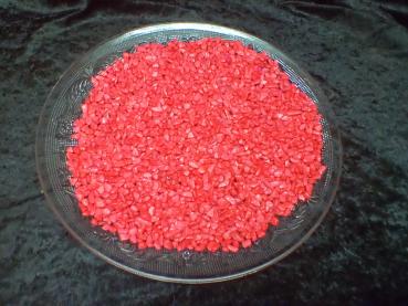 Streumaterial rot Steinchen