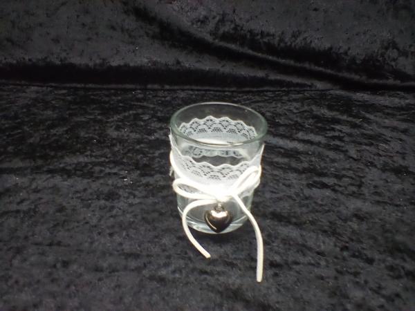 Teelicht mit Spitze