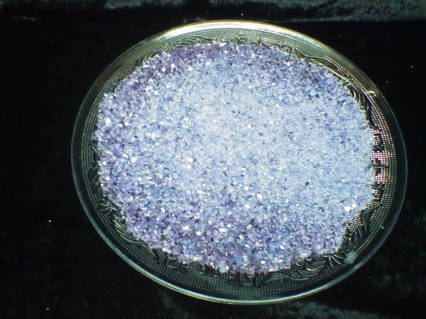 Streumaterial flieder Kies/Spiegelglas