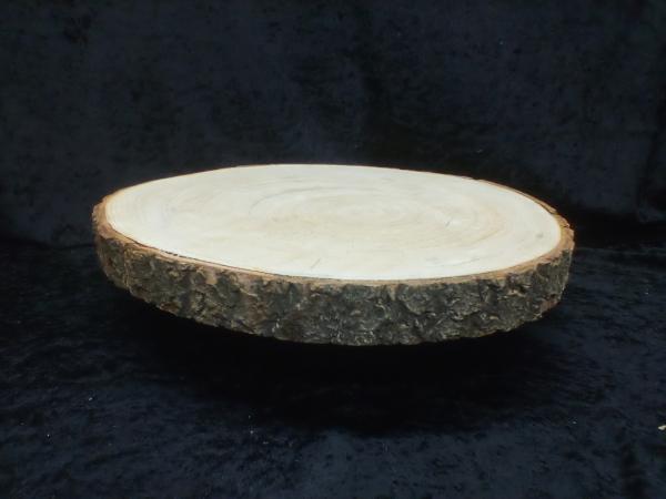 Holzscheibe mit Fuß  36 cm