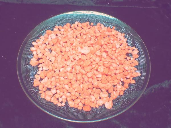Streumaterial orange Steine